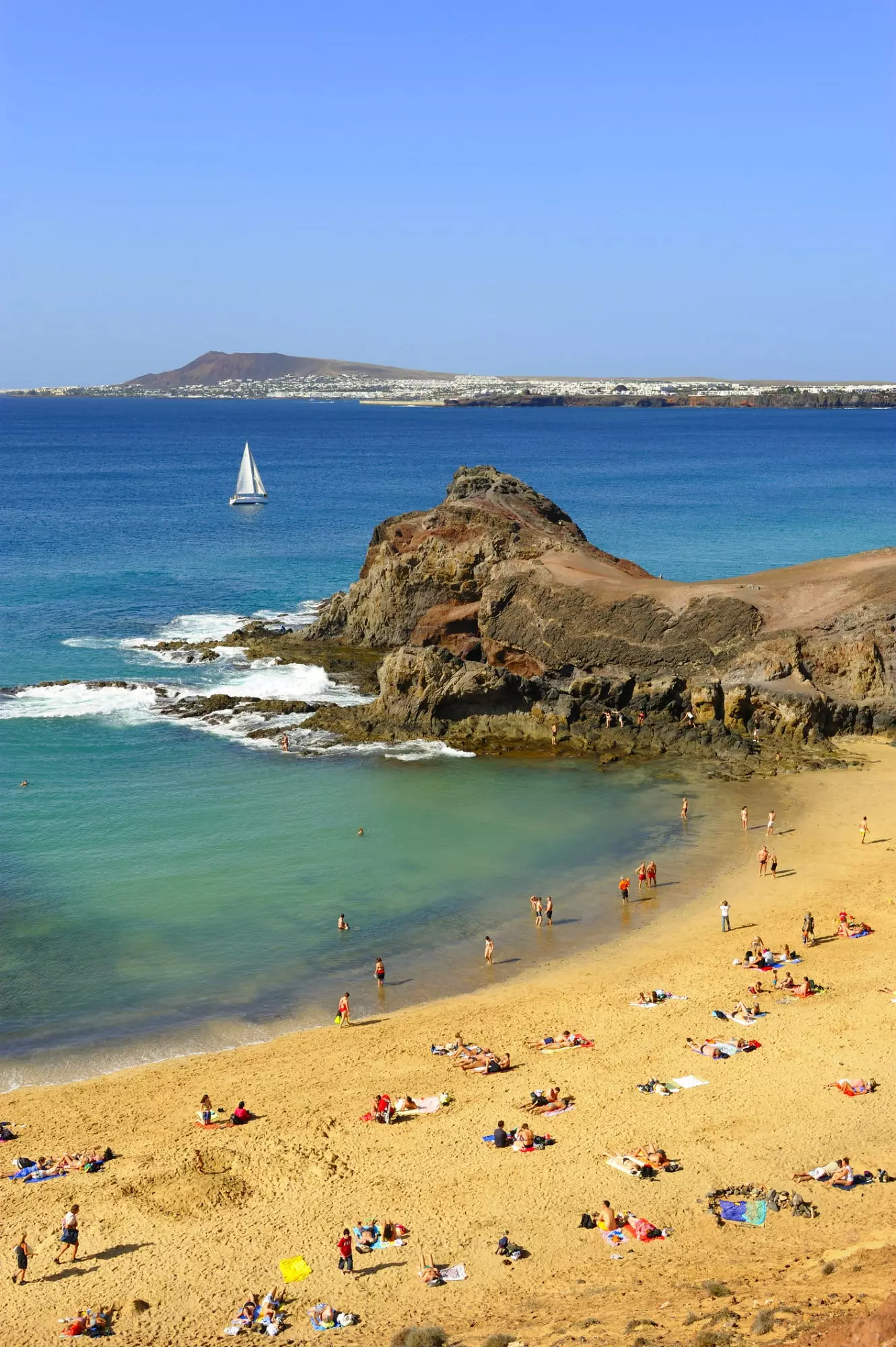 Ovo je mirna atmosfera plaža Papagayo.