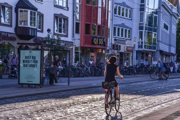 Jalan Ostertorsteinweg yang terkenal di Bremen