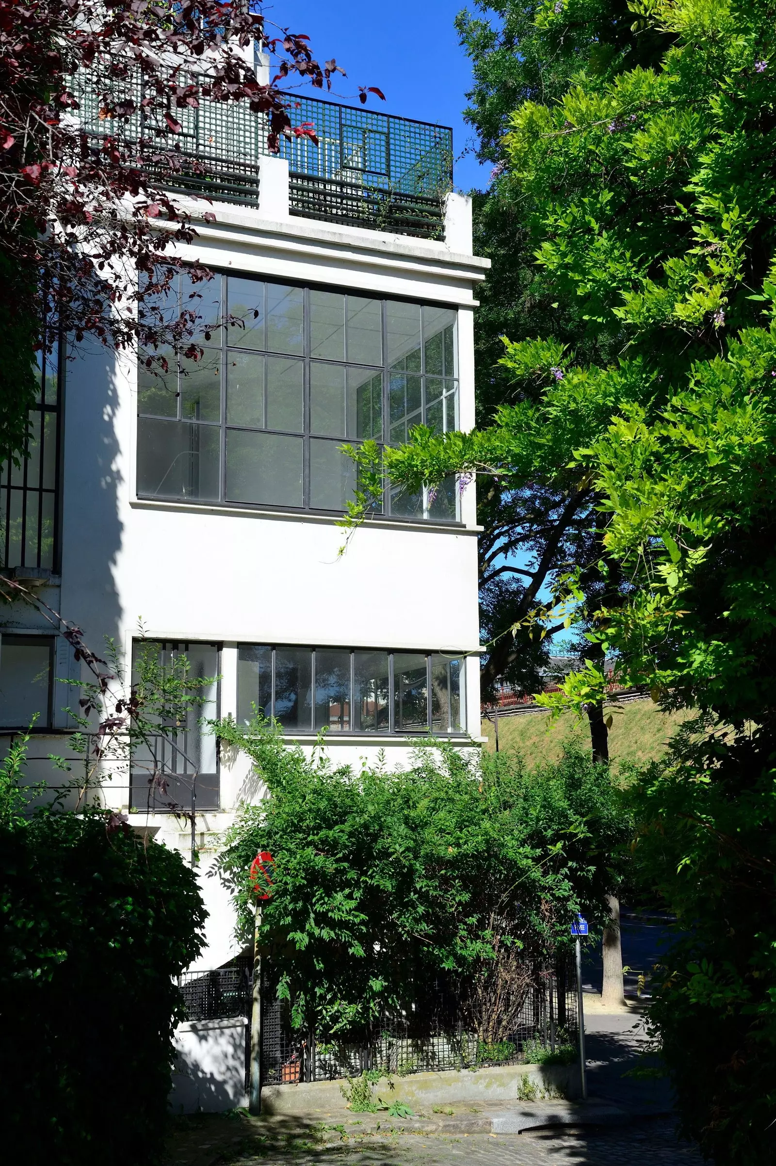 Maison Ozenfant beställd 1922 av den kubistiska målaren Amédée Ozenfant från Le Corbusier.