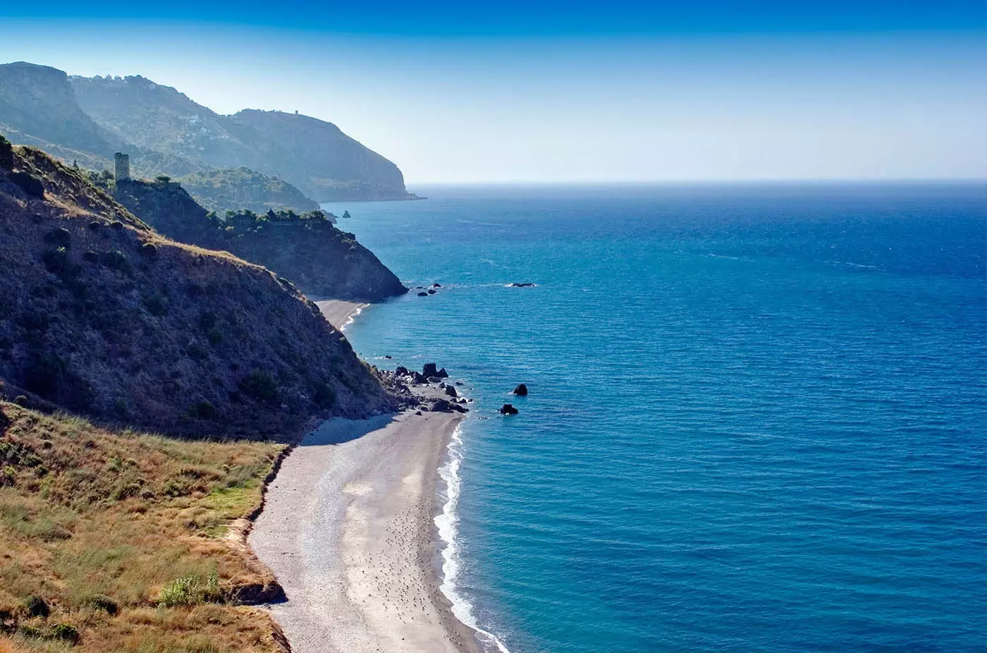 Strand van El Cañuelo Maro