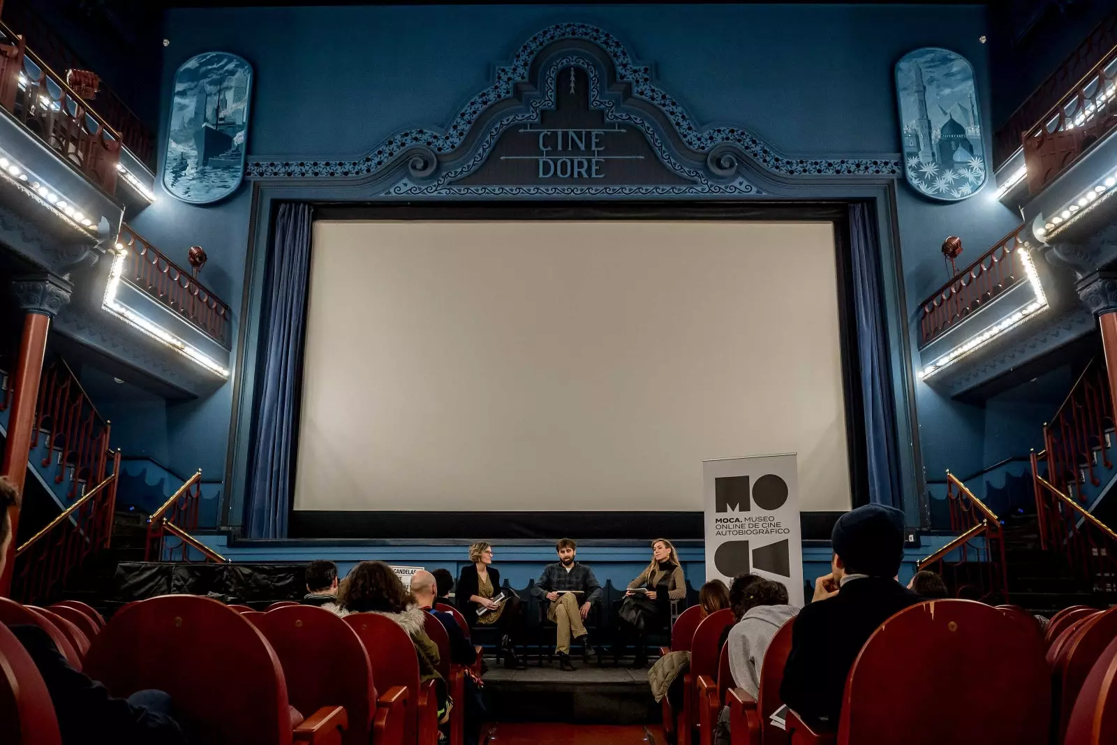 MOCA pristatymas kino teatre „Cine Dor“.