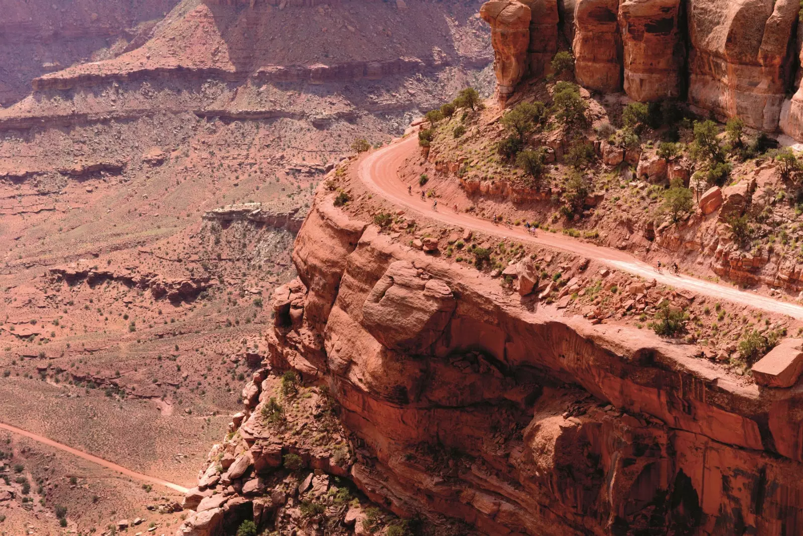 Leið í gegnum Grand Canyon í Bandaríkjunum