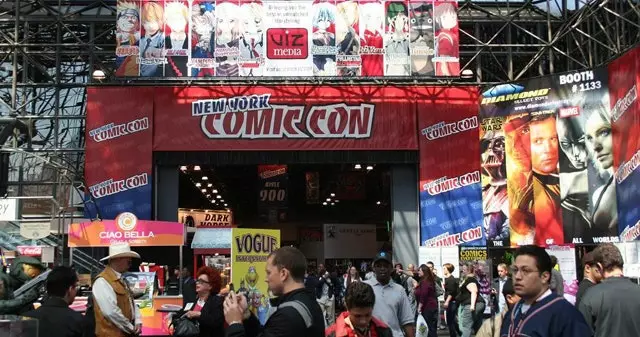 A Comic Con acontece no Jacob K. Javits em Manhattan.