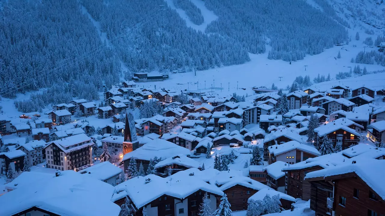 Saas Fee: idealna zima jest w Szwajcarii