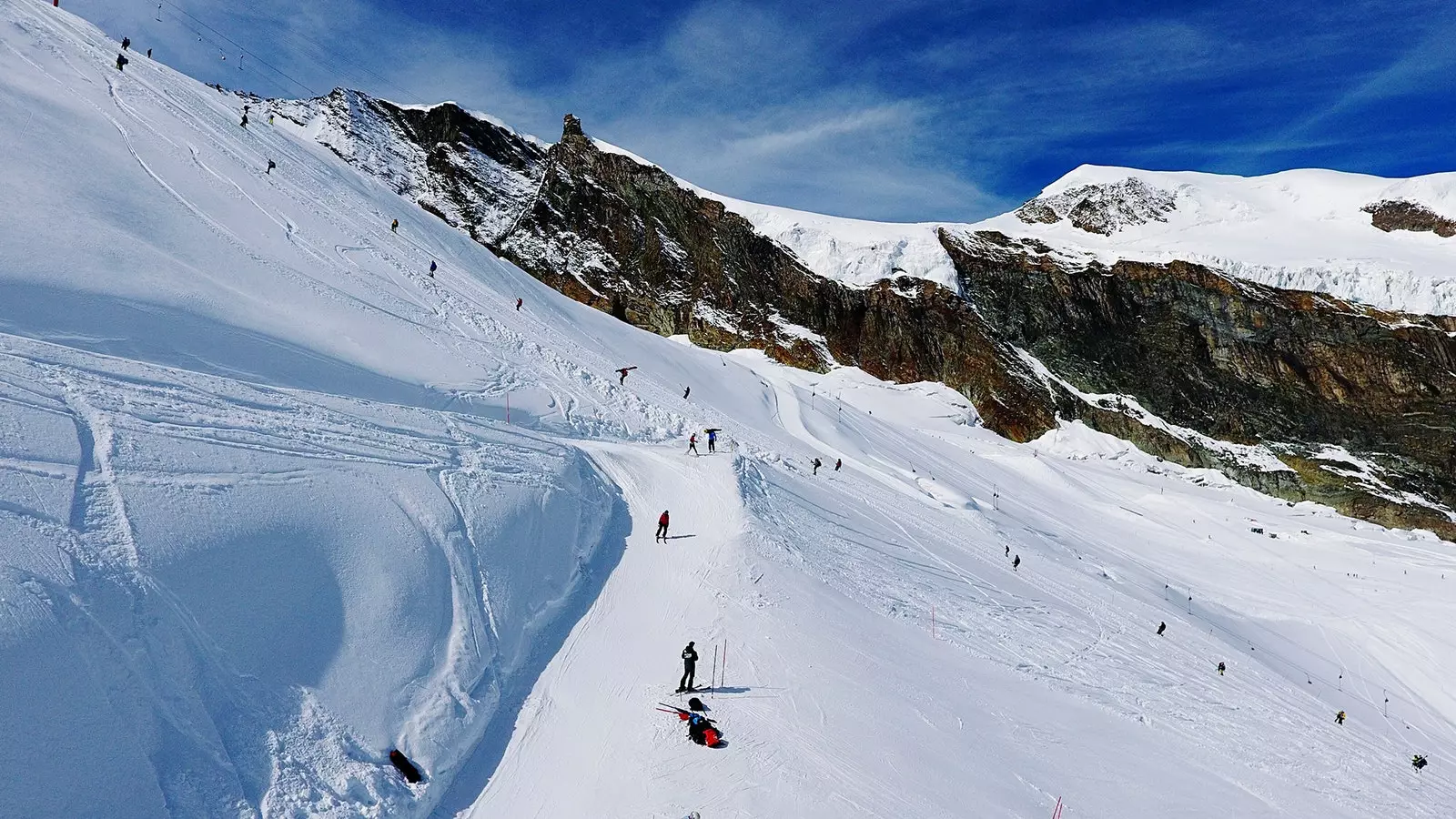 Saas Fee лыжа трассалары