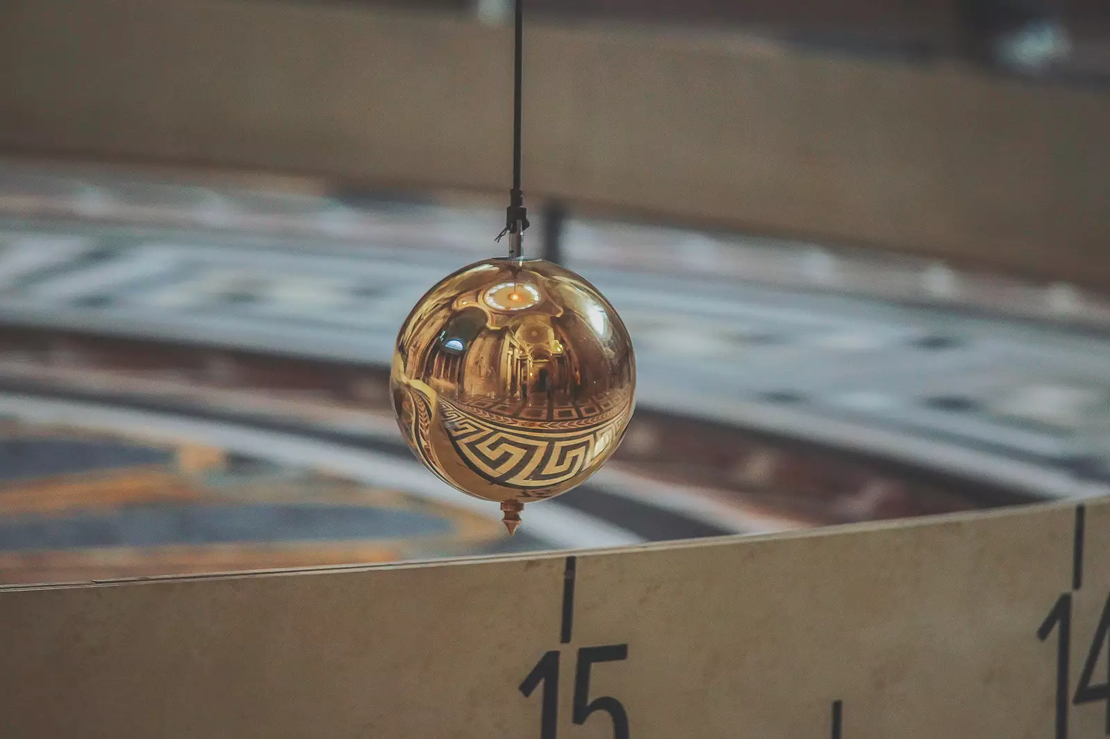 Replica of Foucault's pendulum