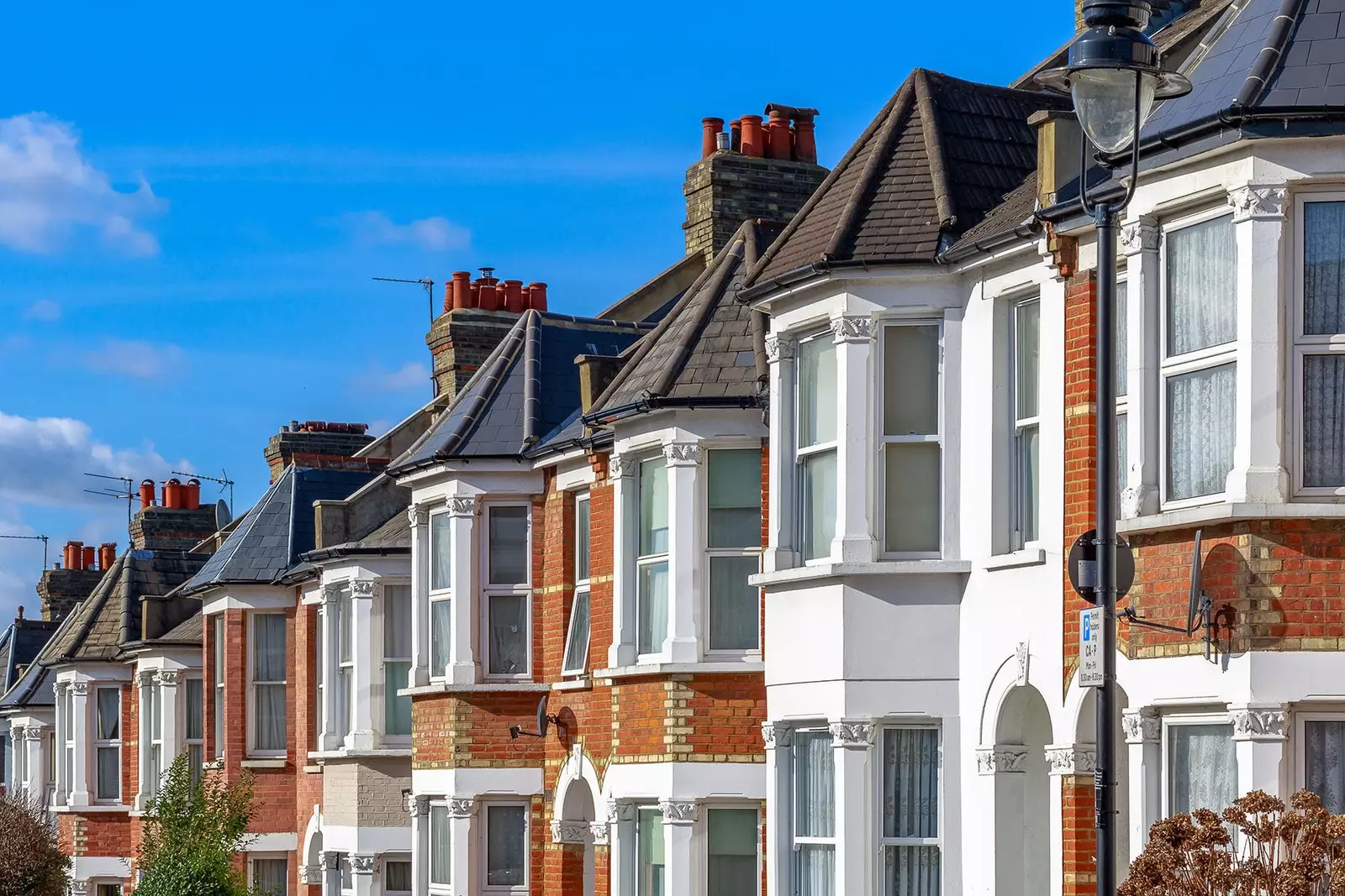 Les façanes de Hampstead un espectacle urbanístic