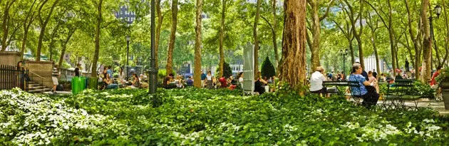 Die Schnitzeljagd im Bryant Park