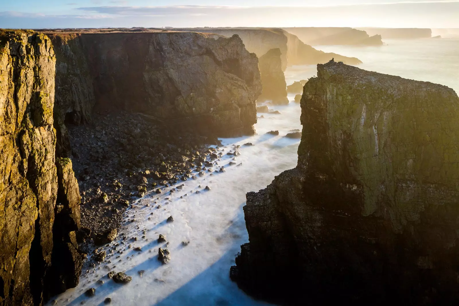 Pembrokeshire Milli Parkının gözəlliyi.