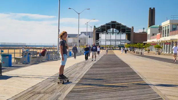 Asbury parkas, Naujojo Džersio uolų paplūdimys