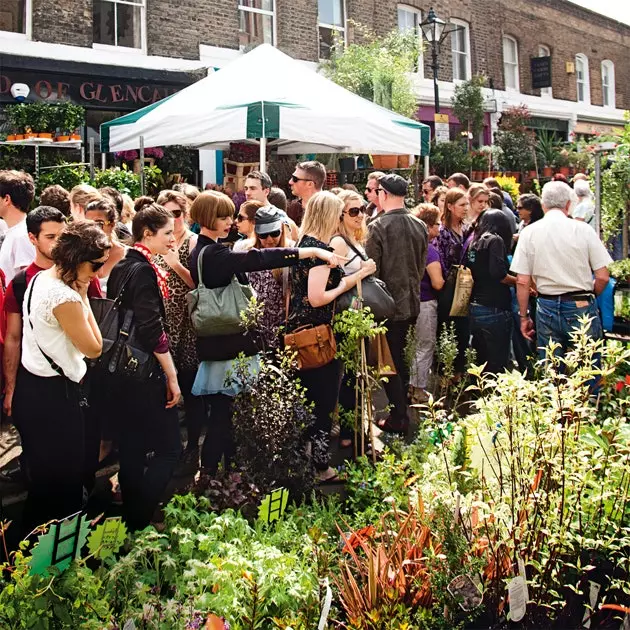 Piața de flori din Columbia Road