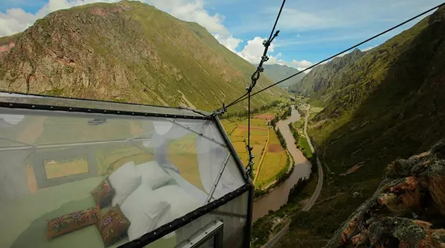 Níor bhain an frása seomra le radharc níos mó ciall riamh ná ag Seomraí Eachtraíochta Skylodge