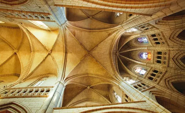 Langit-langit berkubah Katedral Santa Maria