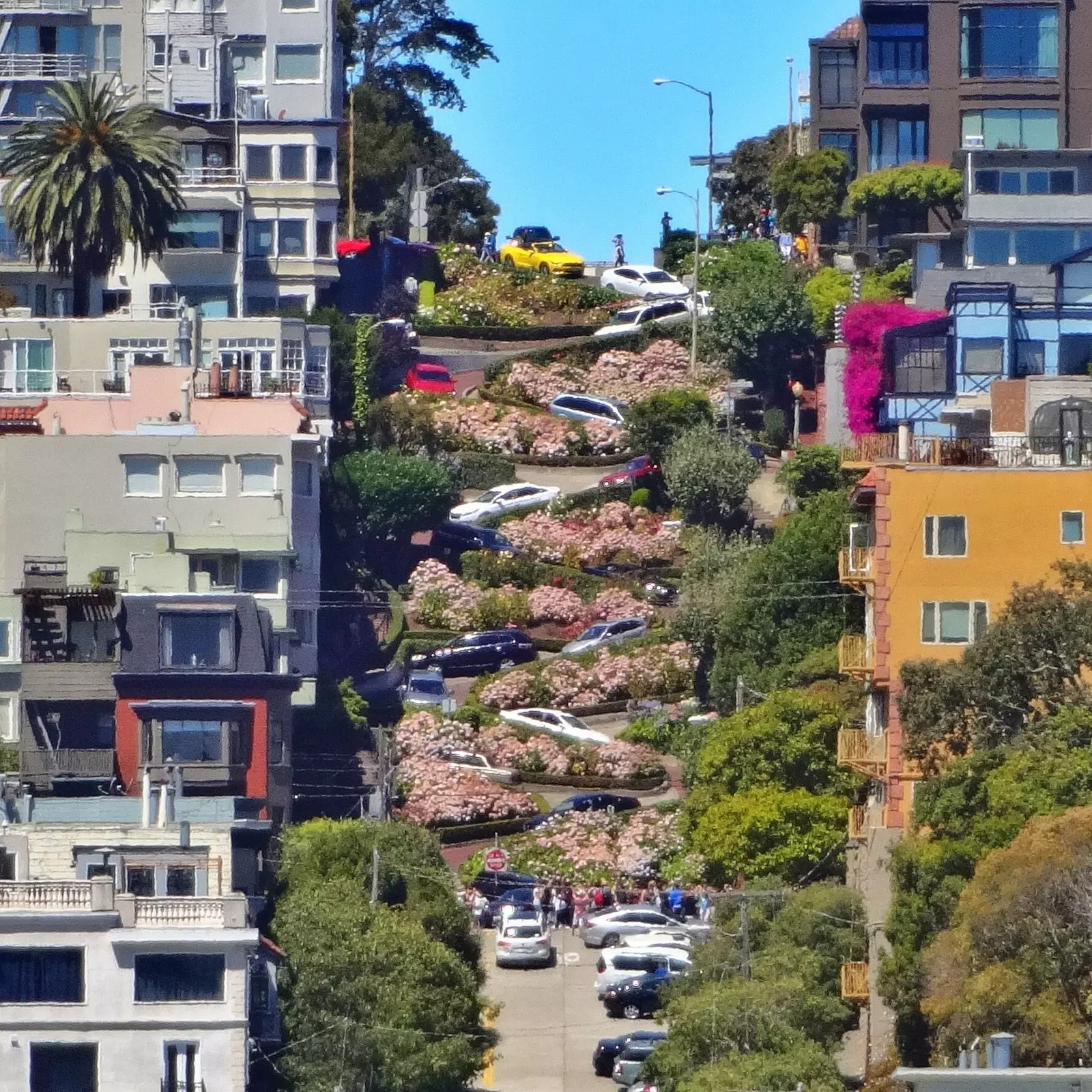 Ceann de na sráideanna is cáiliúla i San Francisco.