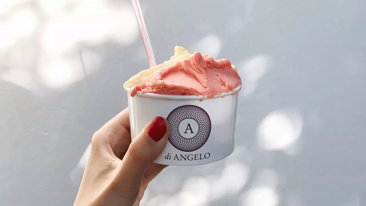 Di Angelo Gelateria, musteri handverksíssins í Madrid Río