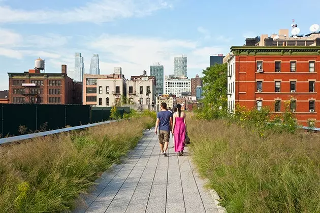 High Line háan garður í New York