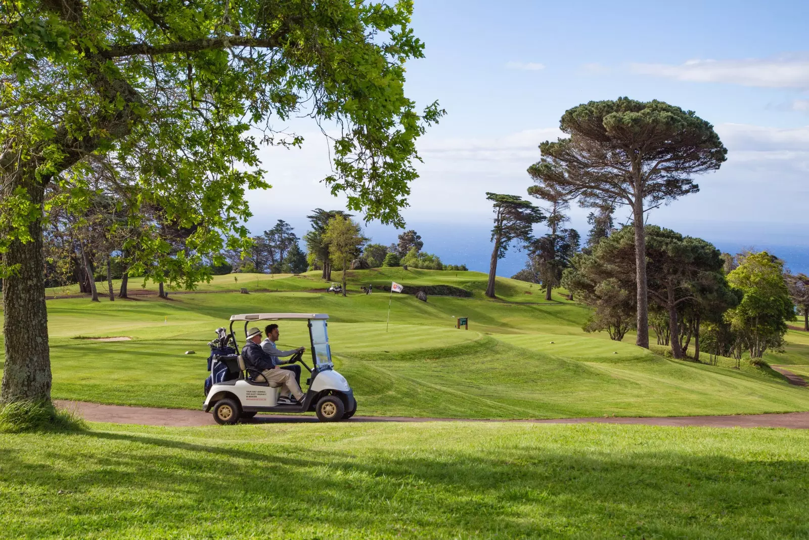 Bagijs, kas ceļo pa Palheiro Golf takām