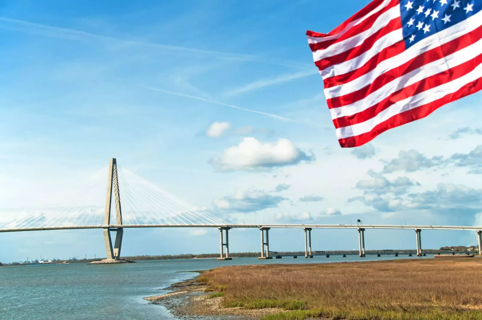 Arthur Ravenel Jr. híd Charlestonban.