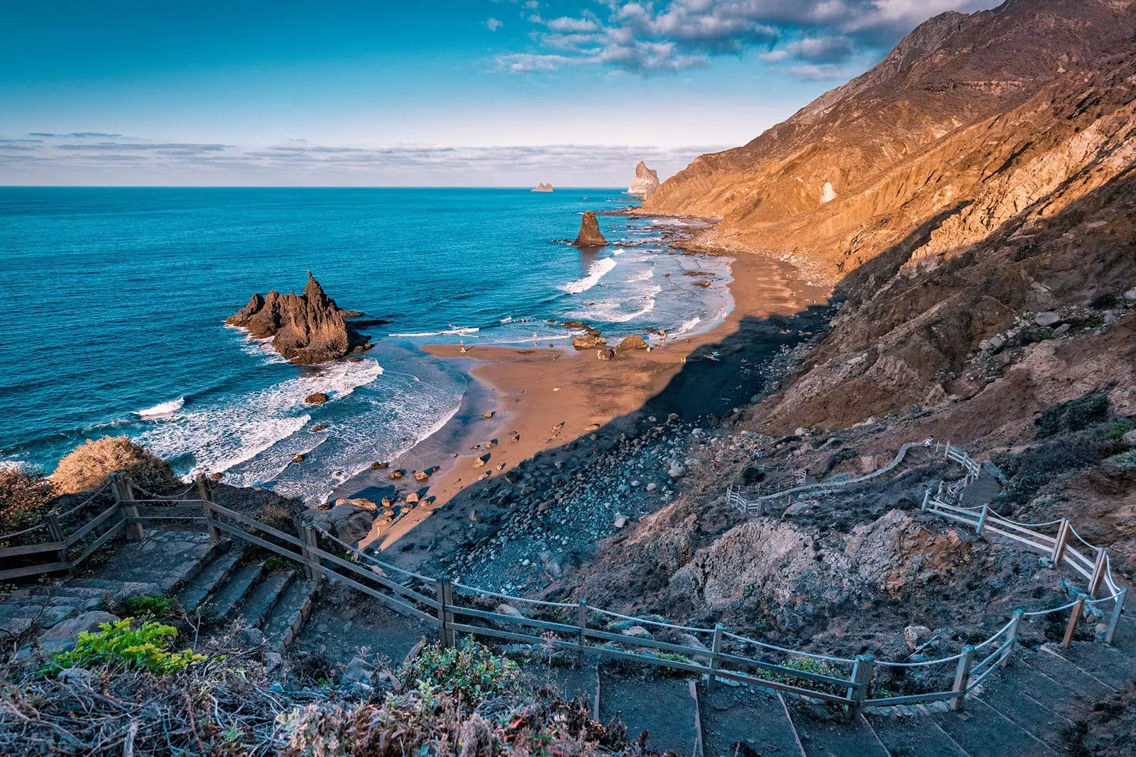 Praia de Benijo em Tenerife