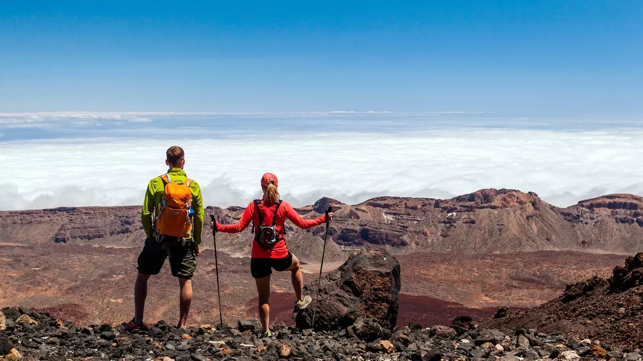 De indvier på Tenerife stien med den største skråning i Spanien