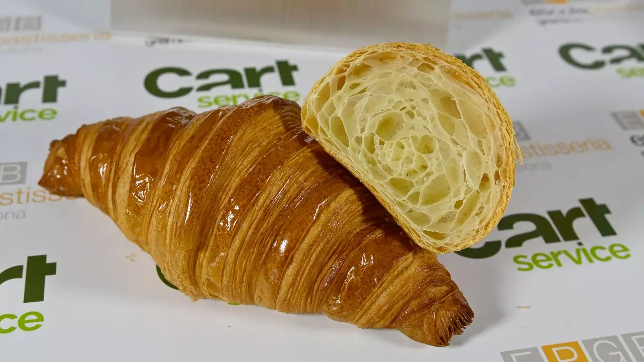 A legjobb kézműves vajas croissant Spanyolországban Madridban található