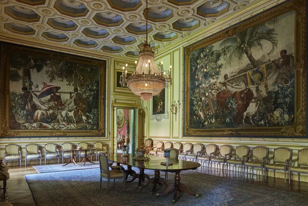 Den stora matsalen i Palacio de Liria