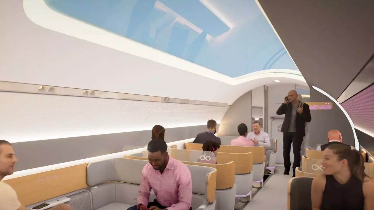 This will be the interior of the Hyperloop