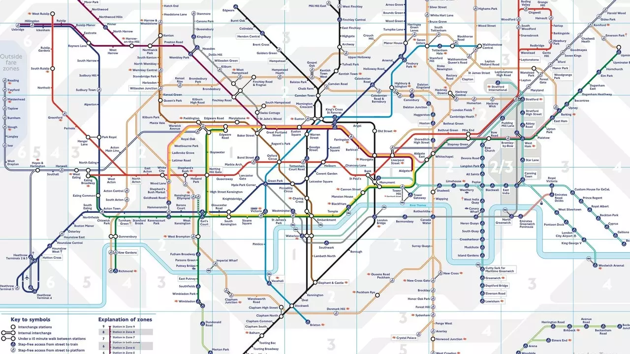 Ayollar shahri: 21-asr uchun London metrosining yangi xaritasi