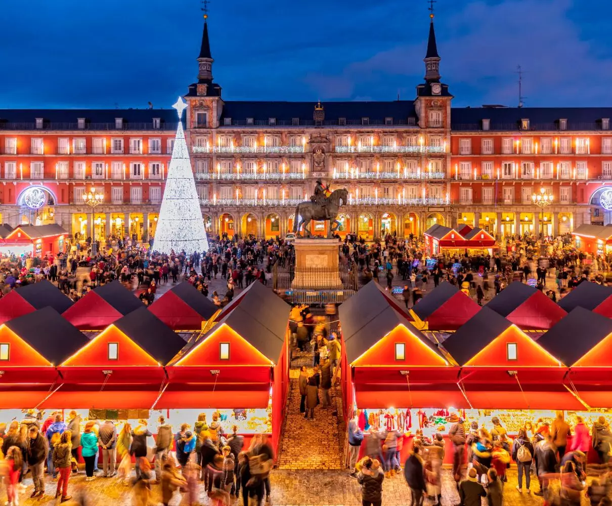 Plaza Mayor Christmas Market Մադրիդում