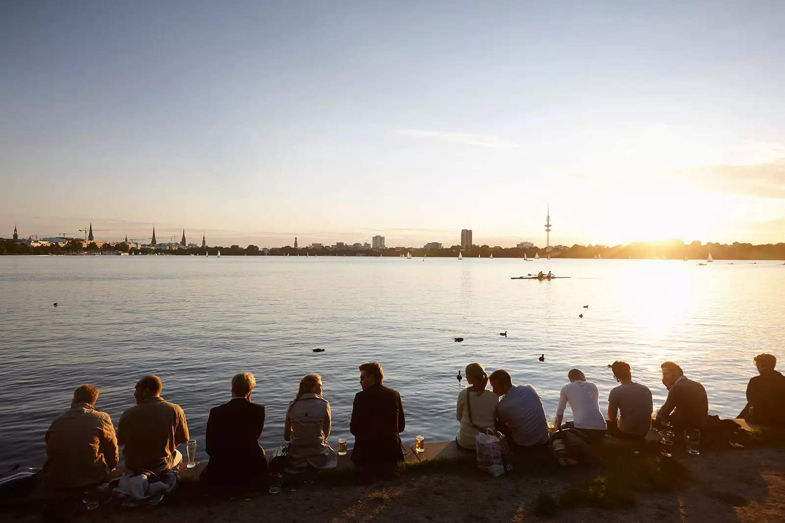 L'Elbe le meilleur endroit pour dire bonjour et au revoir à Hambourg