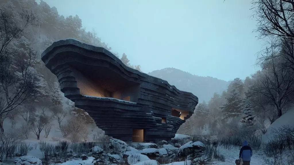 Chapel of Sound, sebuah dewan konsert untuk menamatkan pengurangan penduduk luar bandar di Beijing