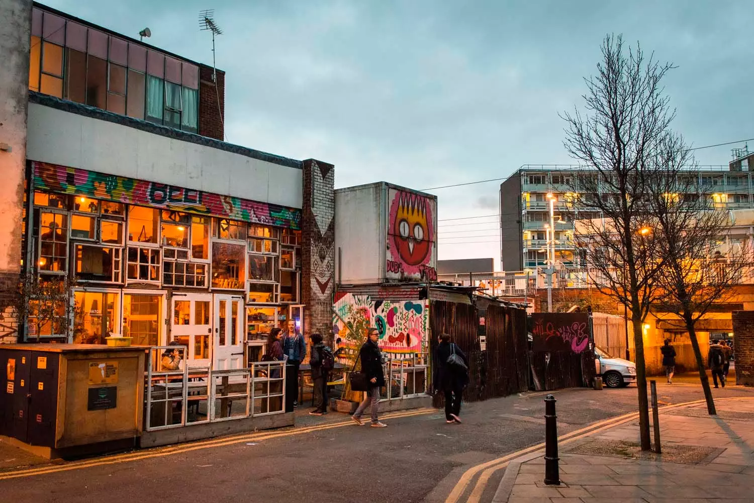 Choque o café da moda em Homerton