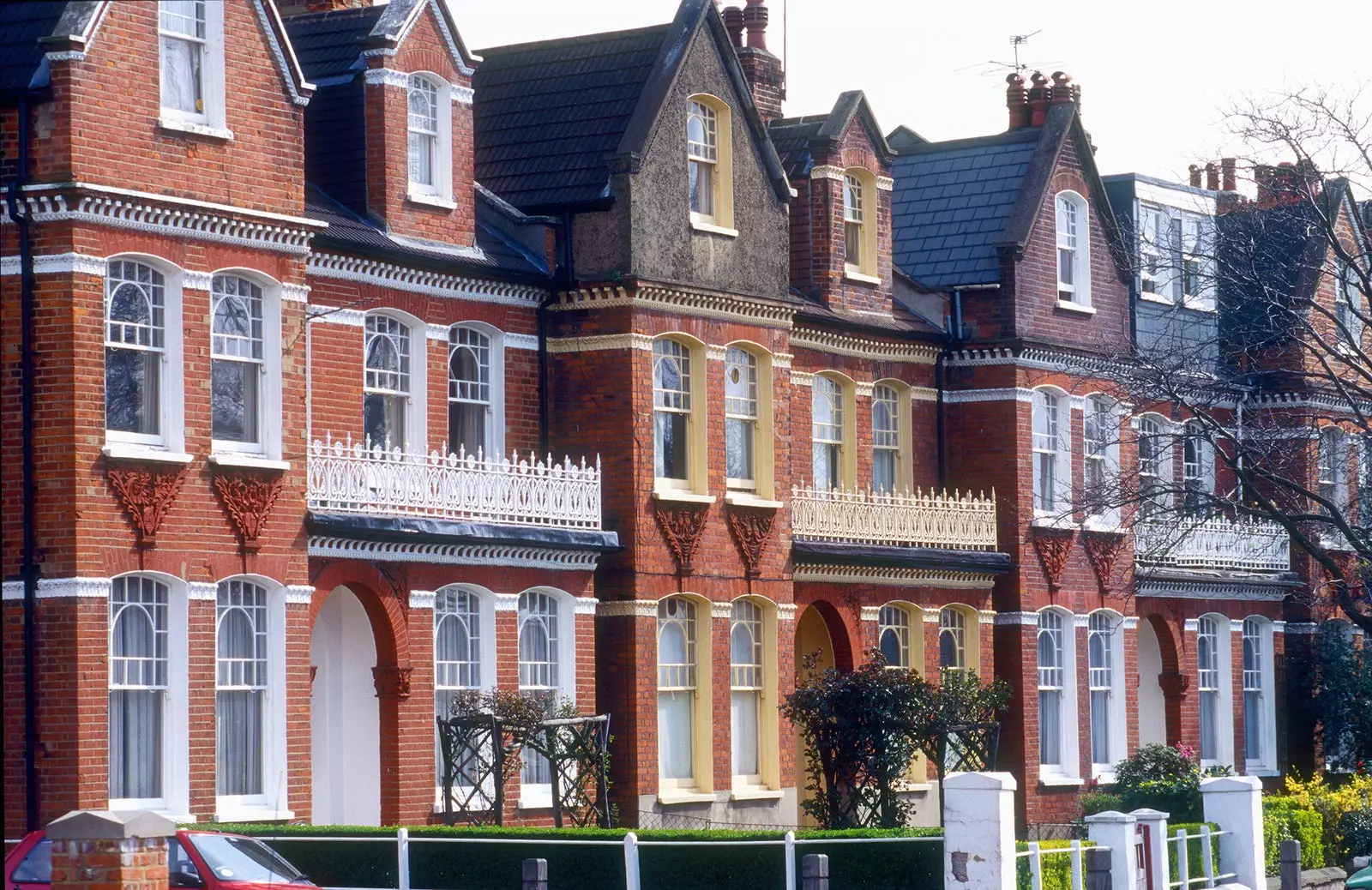 Maisons victoriennes et édouardiennes à Tooting London