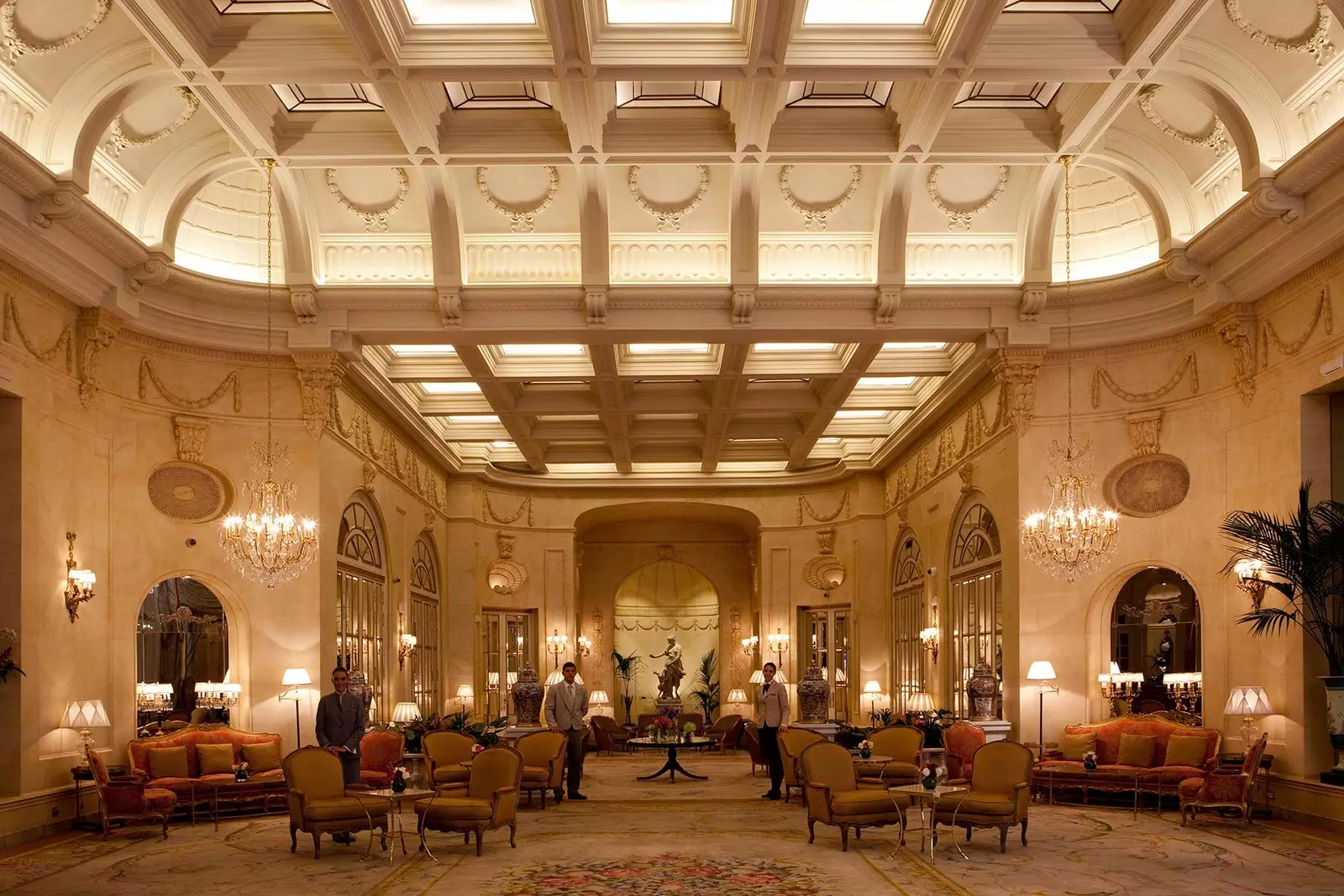 Hall of the Ritz hotel i Madrid