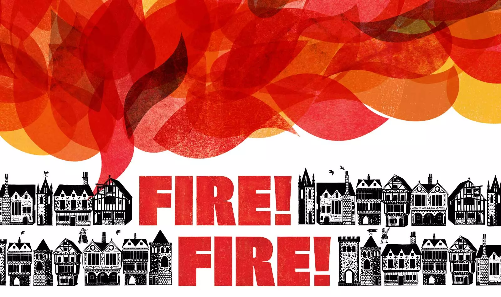 Poster for the exhibition 'Fire Fire'