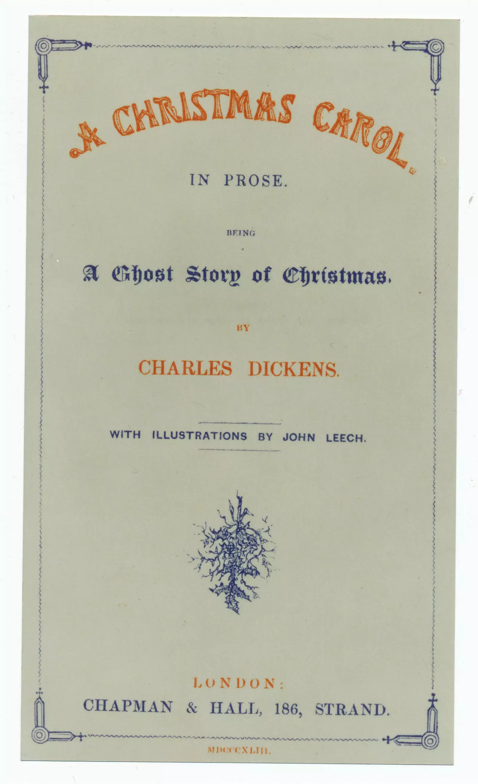 'A Christmas Carol'.