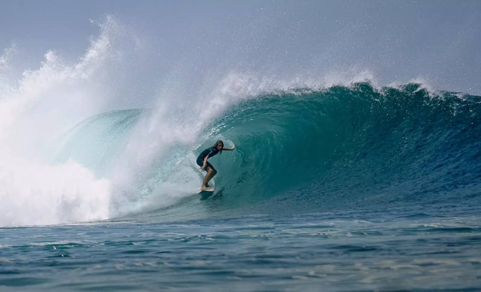 The surfer Hugo Ortega