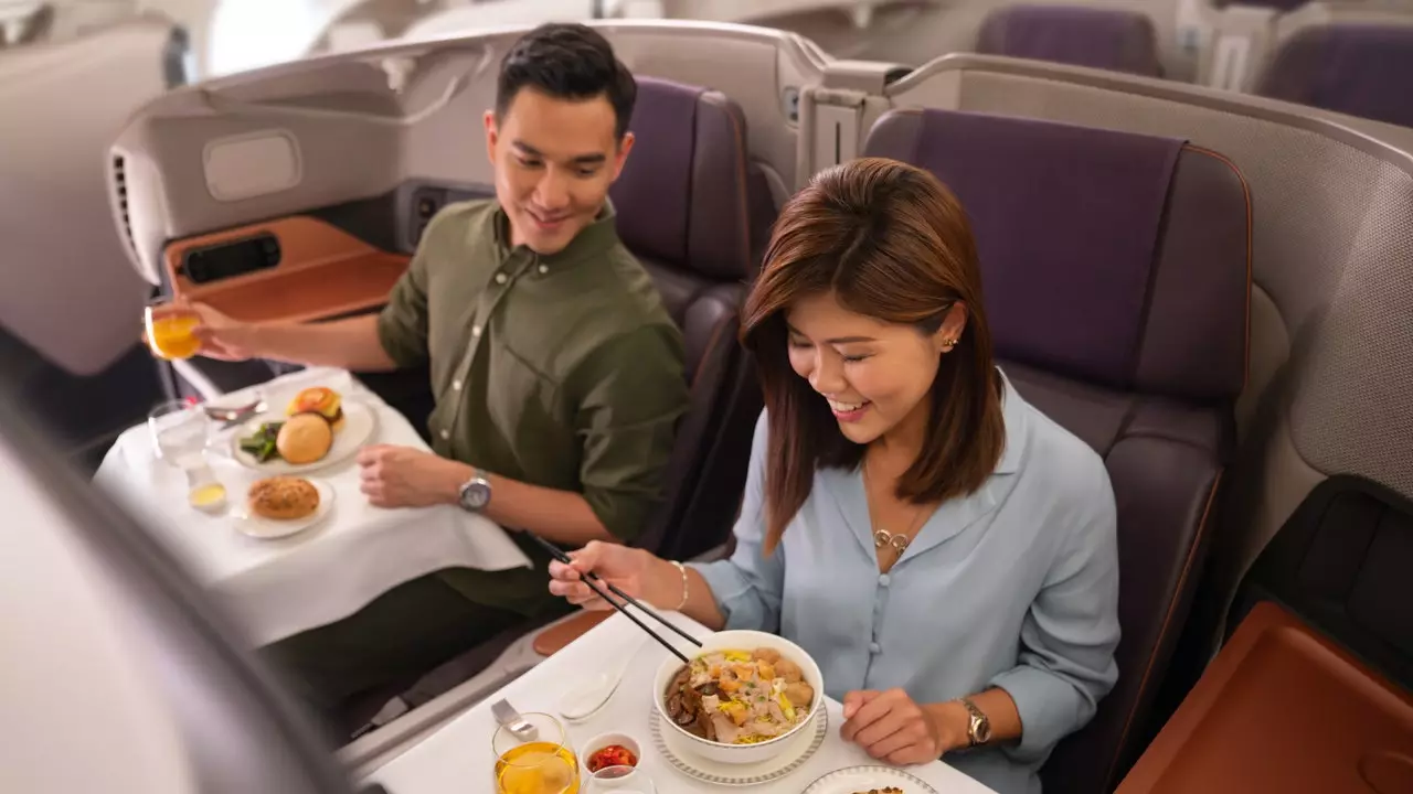 Un avion transformé en restaurant éphémère