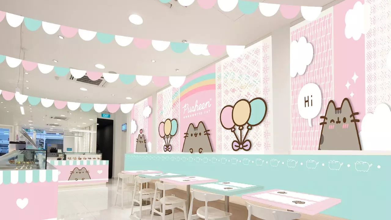 Pusheen Café, mkahawa wa paka unaovutia zaidi (na virusi) kwenye wavuti