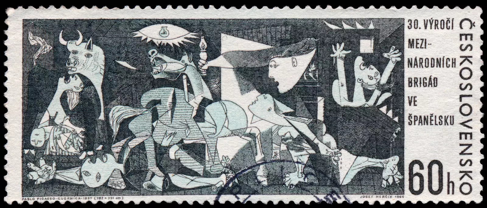 Чехословацкая марка 1966 г.