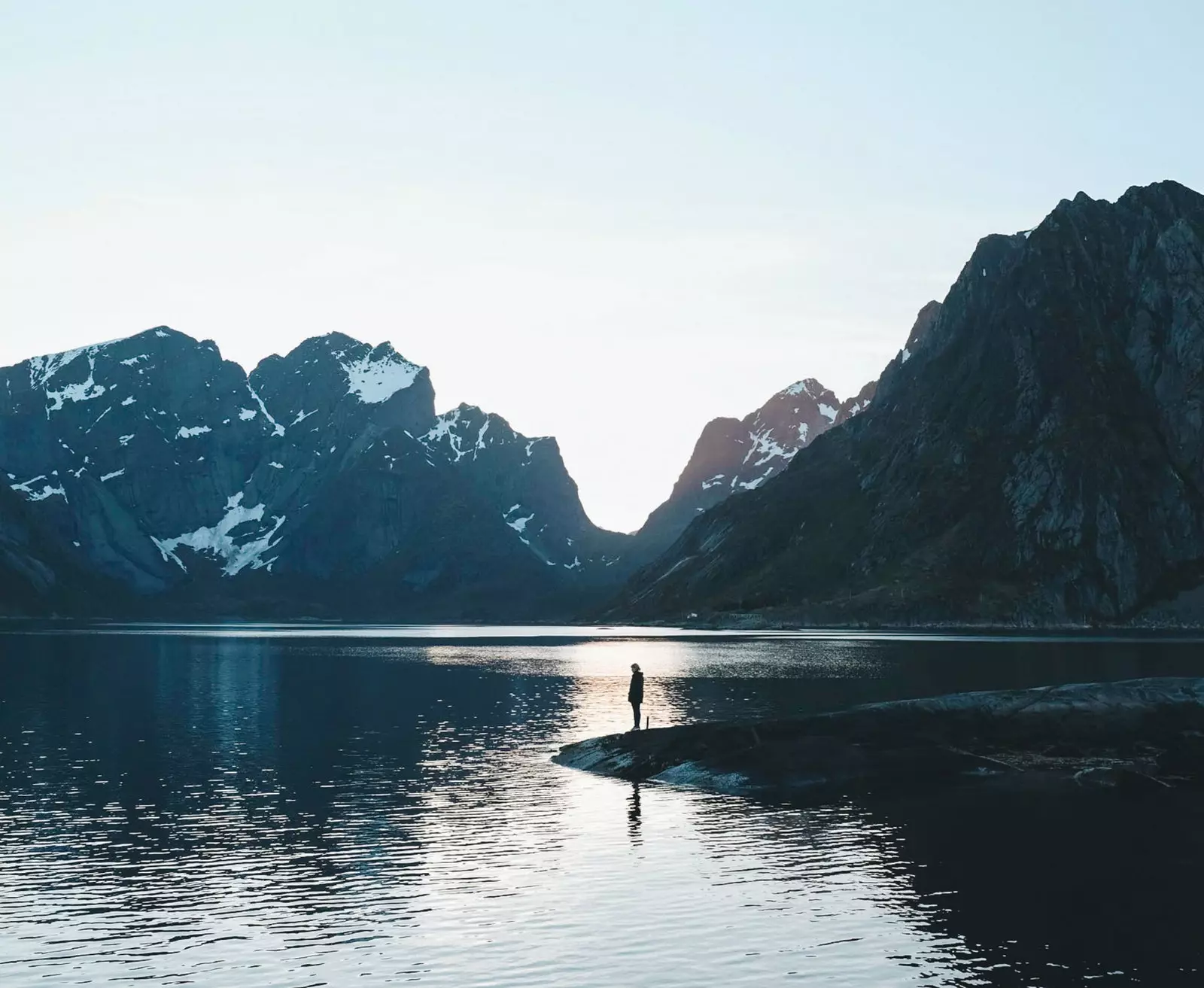 Norveç'teki Lofoten Adaları.