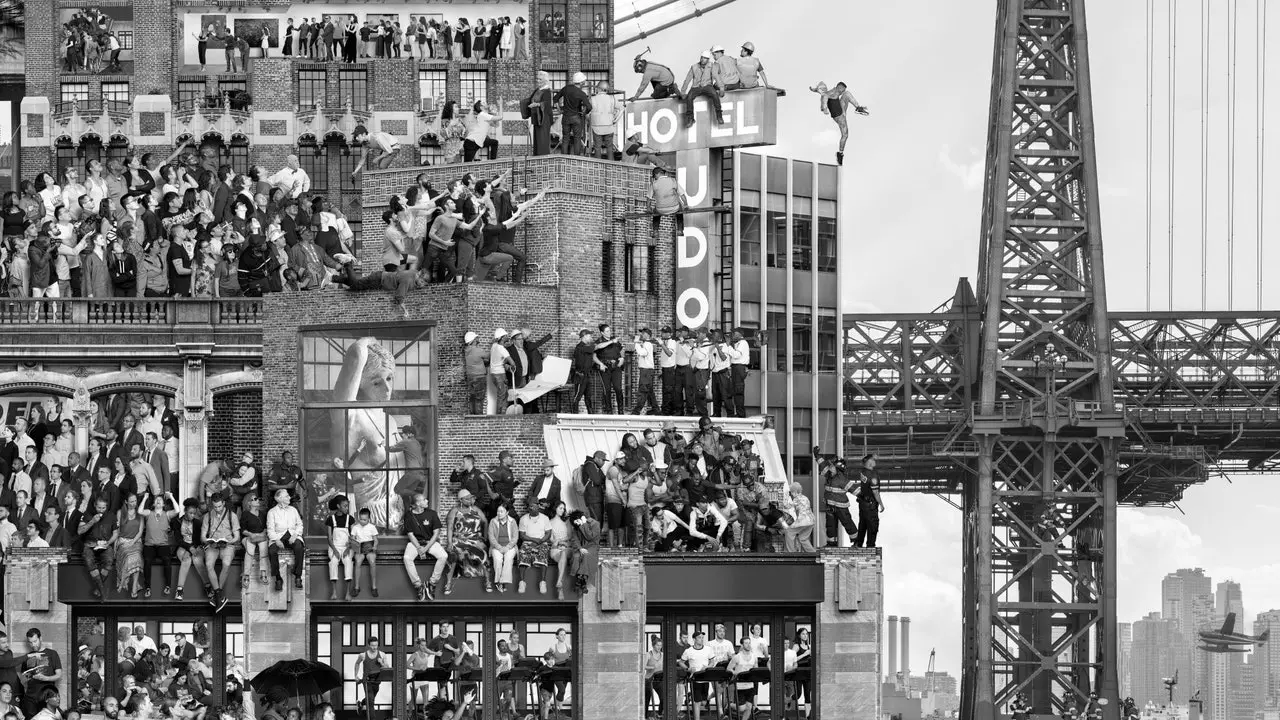 Þetta er JR sýningin í Brooklyn safninu