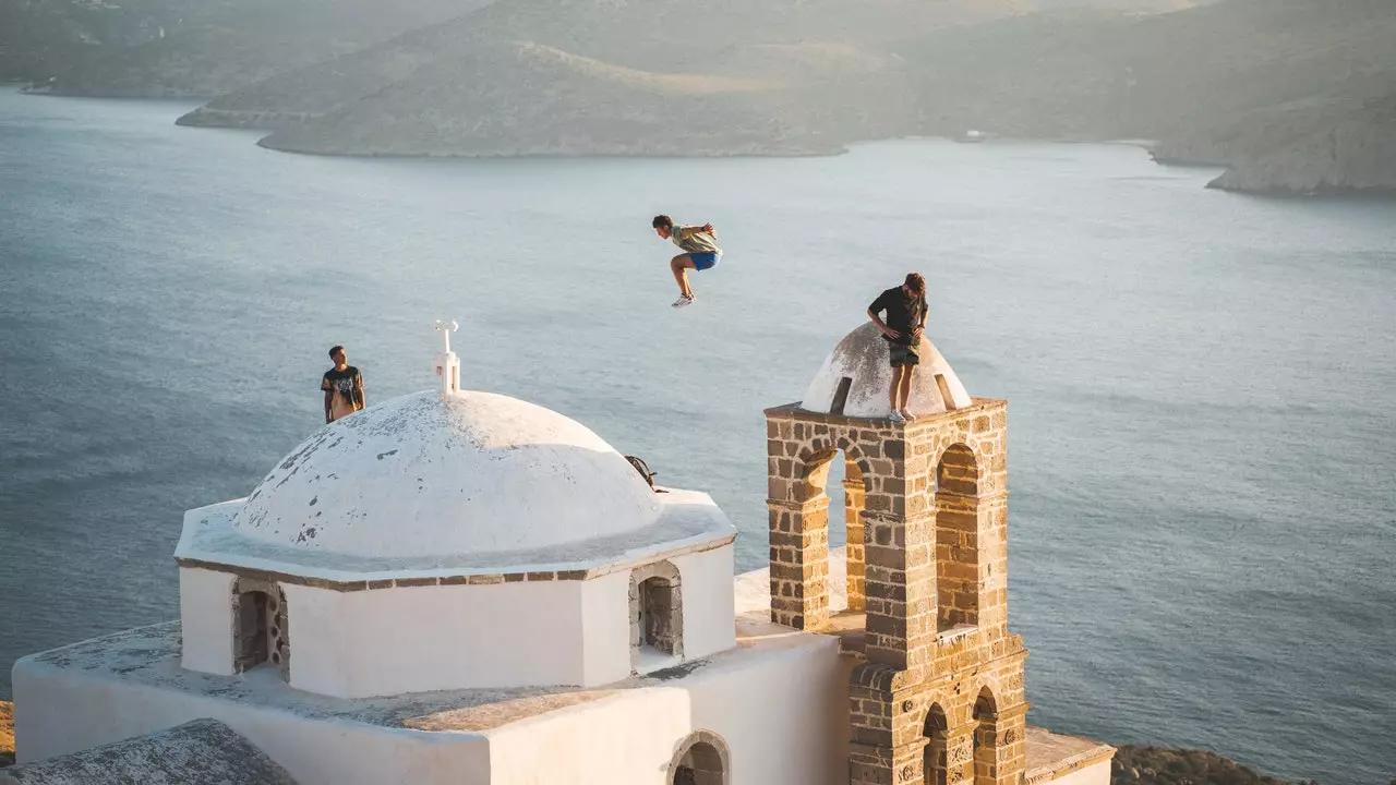 Alfonso Santaella, maðurinn frá Madríd sem hoppar frá áfangastað til áfangastaðar í parkour