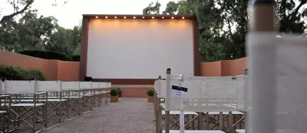 Le cinéma en plein air du Sani Resort