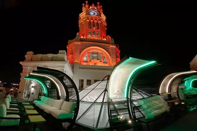 La terrasse du Palacio de Cibeles