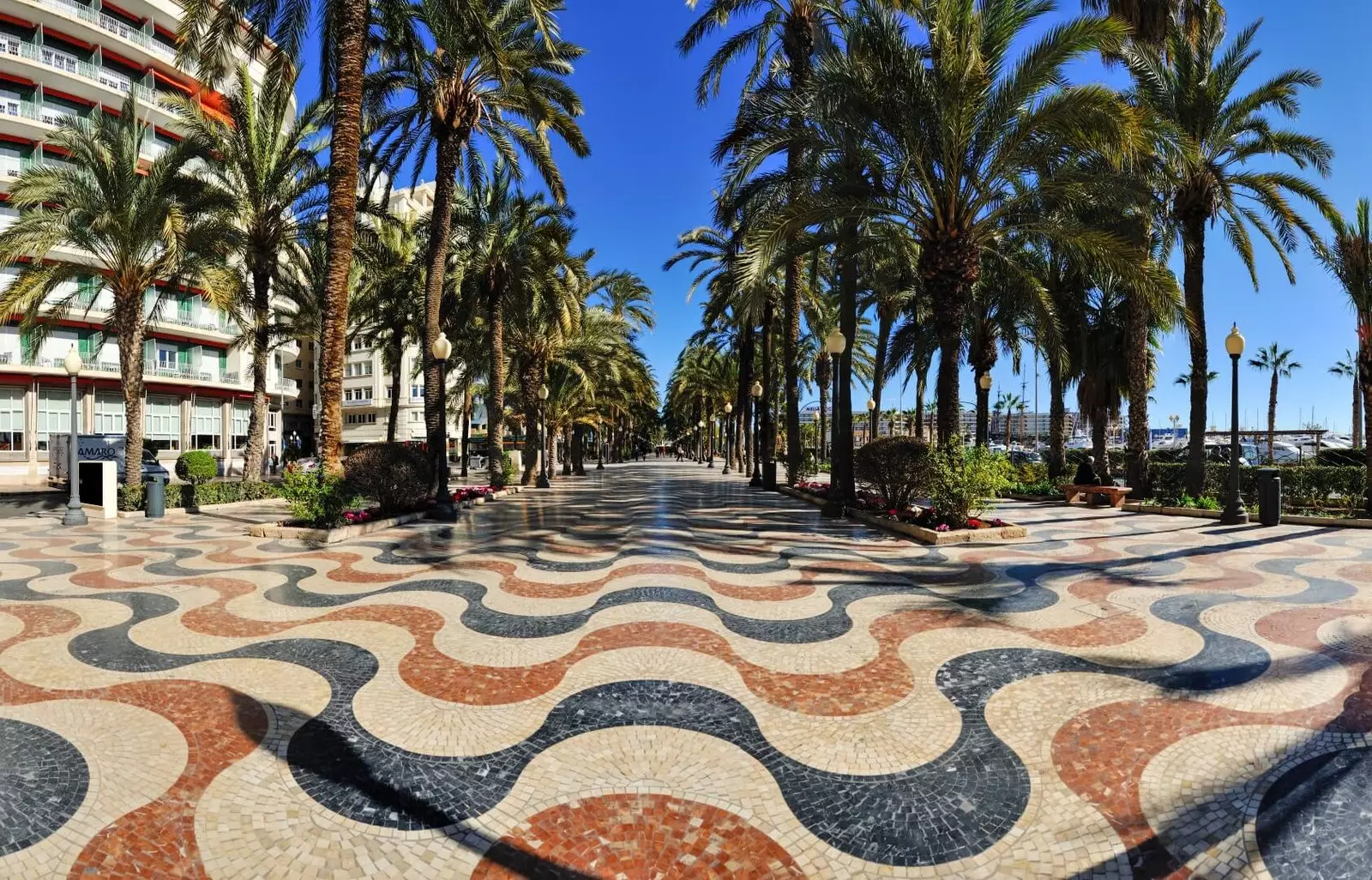 Alicante Esplanade.