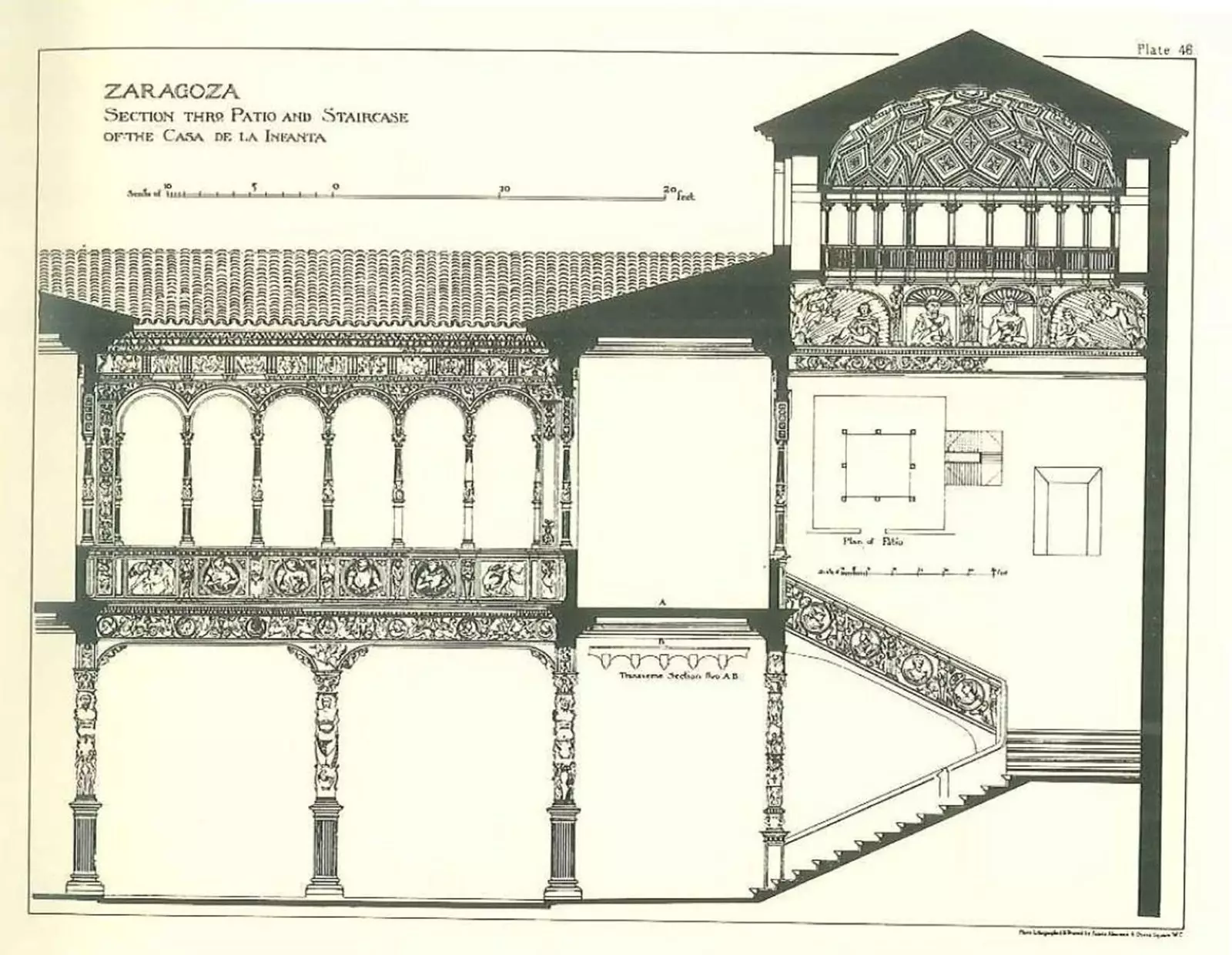 사라고사의 Patio de la Infanta 르네상스 러브 스토리