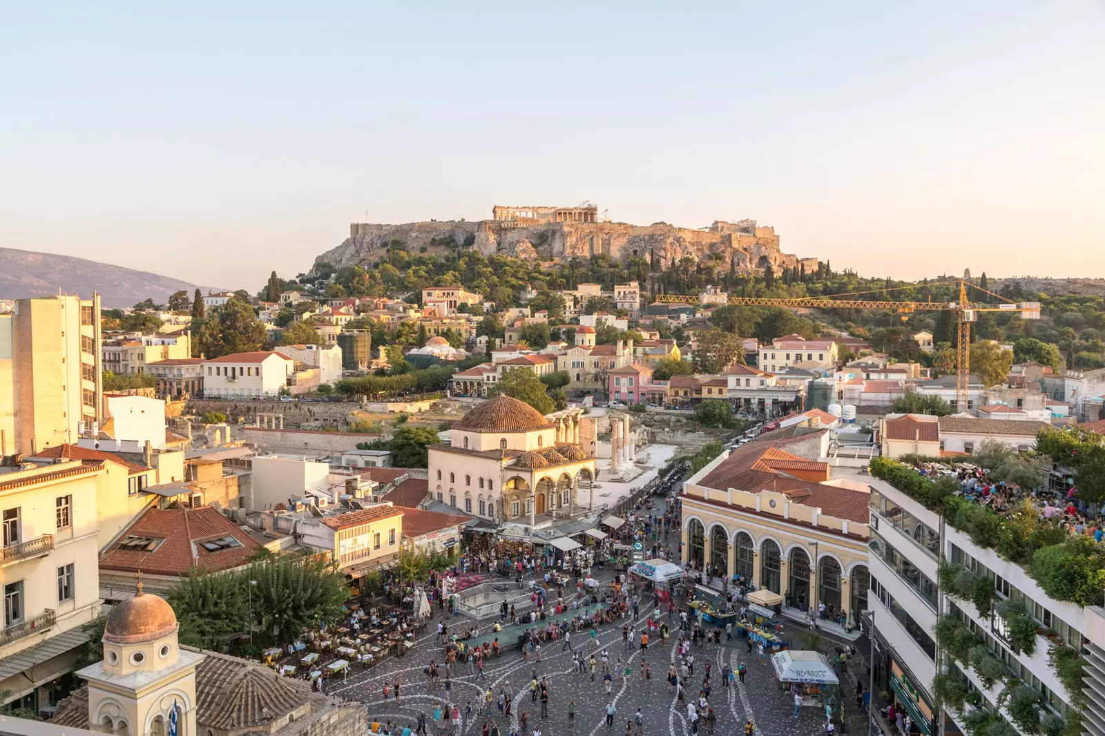 Monastiraki-plein Athene