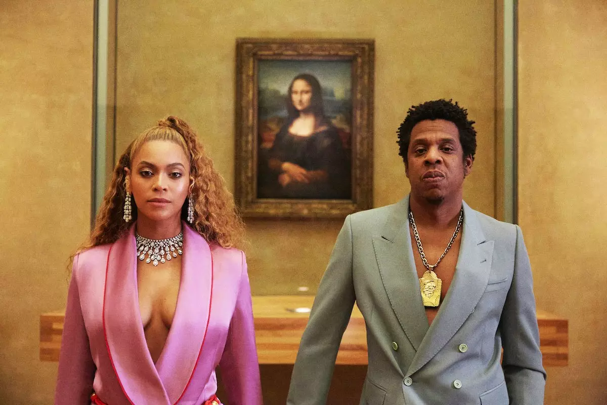 Beyoncé og Jay Z i Louvre