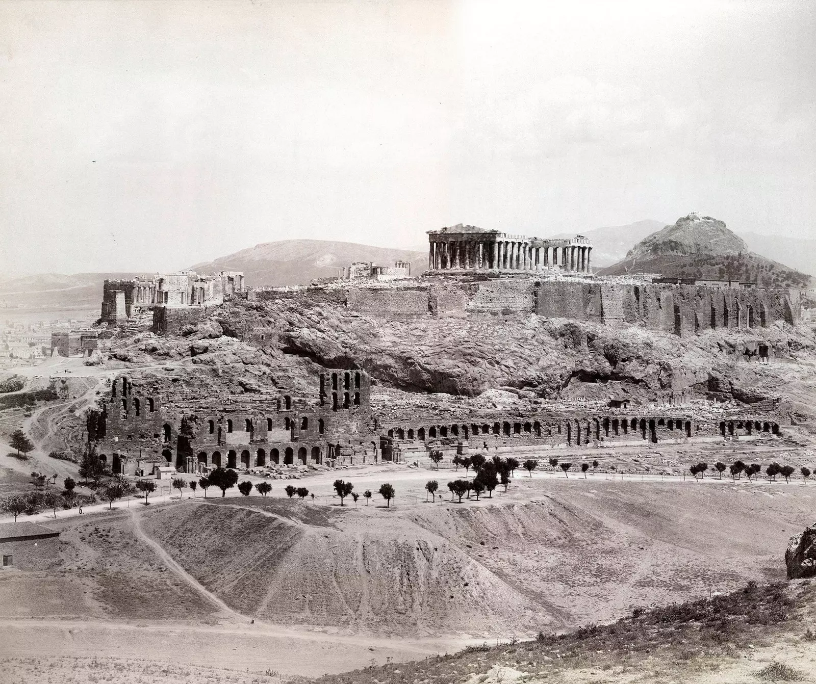 Foto av Akropolis 1880